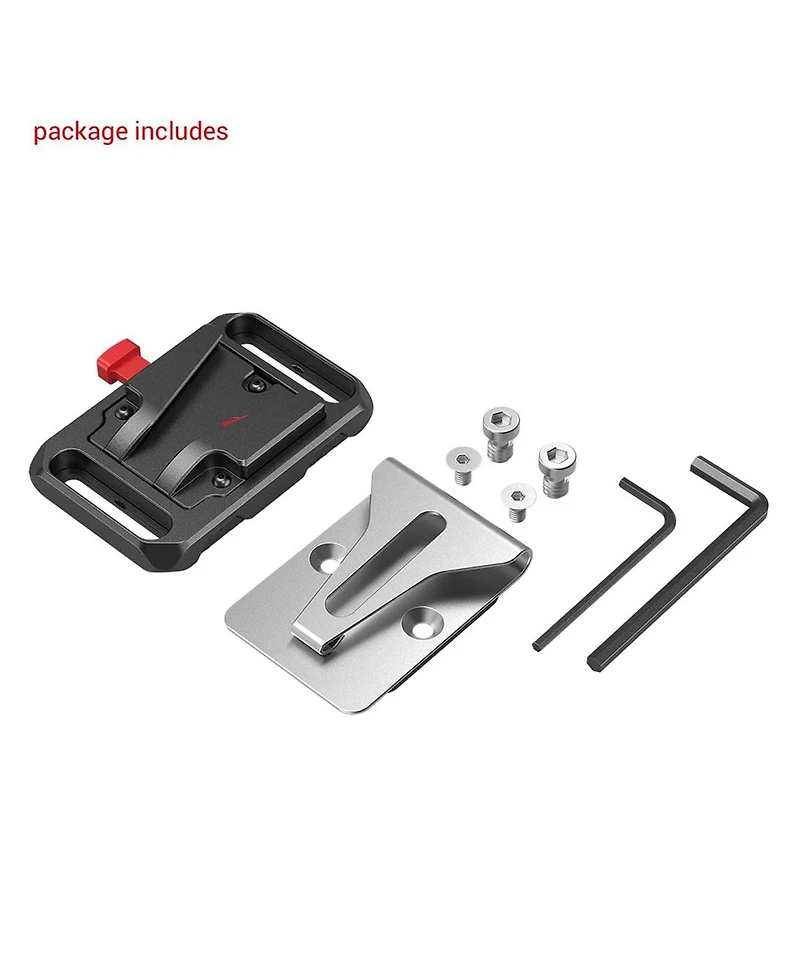 SmallRig Mini V Mount Battery Plate with Belt Clip