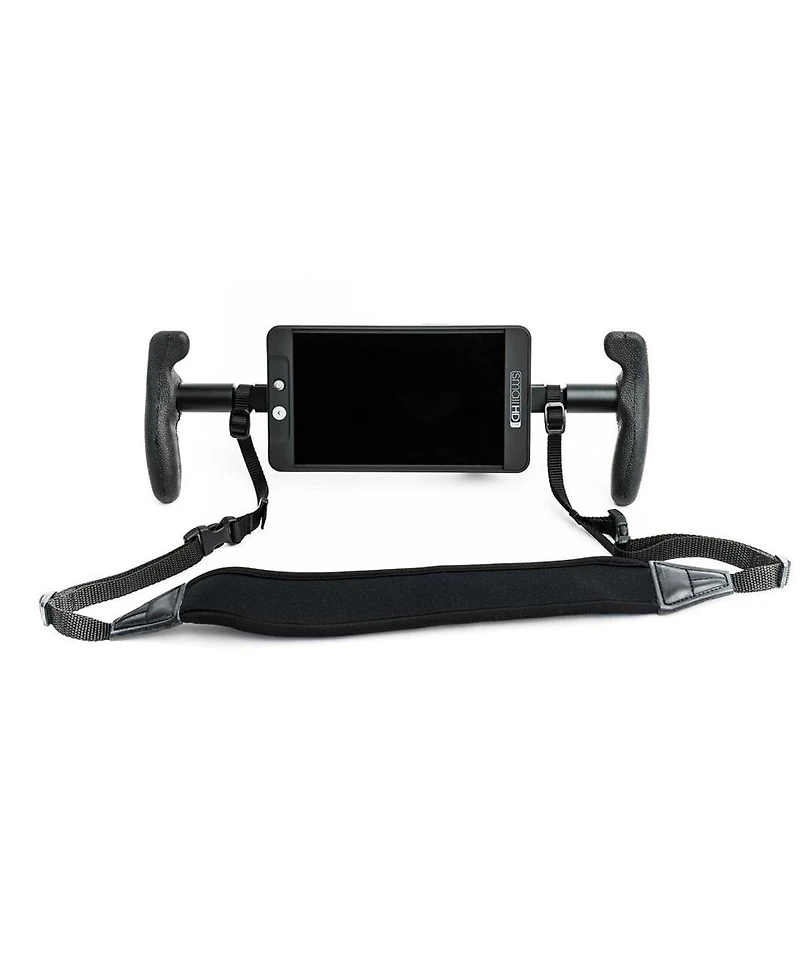 SmallHD Lightweight Black Rubber Handles with Neoprene Neck Strap for Monitor