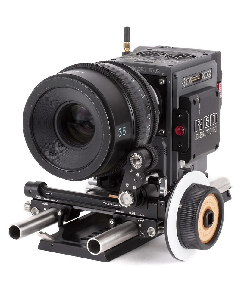 Wooden Camera Uff-1 Universal Follow Focus for 15mm Lw, 15mm Studio and 19mm Rods, Base