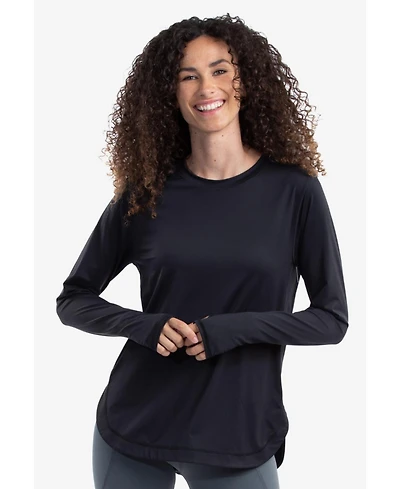 BloqUV Women's Upf 50+ Sun Protective Relaxed Scallop Top