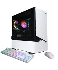 CyberPowerPC Gamer Master Gaming Desktop Computer, Amd Ryzen 5 8400F 4.2GHz, 16GB Ram, 1TB Ssd, Amd Radeon Rx 9060 Xt 8GB, Windows 11 Home, White