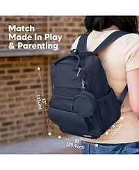 KeaBabies Play Diaper Bag Backpack Comes with Portable Changing Pad, Baby for Mom, Travel Essential