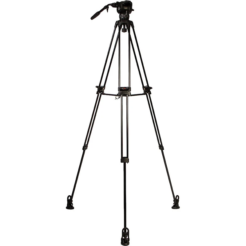 Ikan E-Image GA752 3-Section Aluminum Tripod with GH10 Fluid Video Head and GS01 Mid-Level Spreader