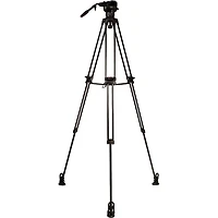 Ikan E-Image GA752 3-Section Aluminum Tripod with GH10 Fluid Video Head and GS01 Mid-Level Spreader