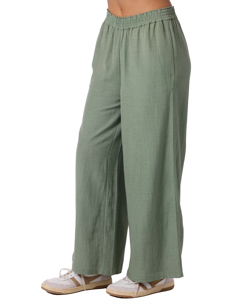 O'Neill Juniors' Sanders Woven Flowy Pull-On Pants