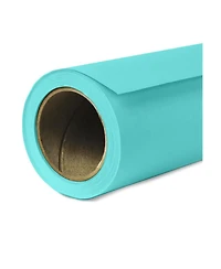 Savage 2 Pack Widetone Seamless Background Paper, 86" wide x 36' Baby Blue, #47 - With Microfiber Cleaning Cloth