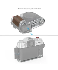 SmallRig SmallRig Wooden L-Shape Grip for Fujifilm X-T50, Silver