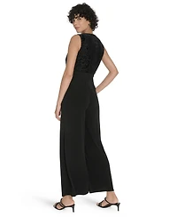 Tommy Hilfiger Women's Burnout Sleeveless Jumpsuit