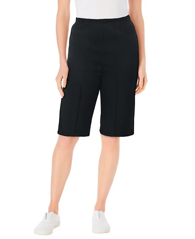 Woman Within Plus Knit Bermuda Short