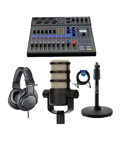 Zoom Zoom LiveTrak L-8 Portable 8-Channel Digital Mixer and Multitrack Recorder
