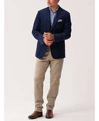 Koy Clothing Men's Blue Corduroy Blazer