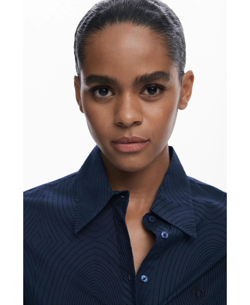 Desigual Women's Textured plain shirt