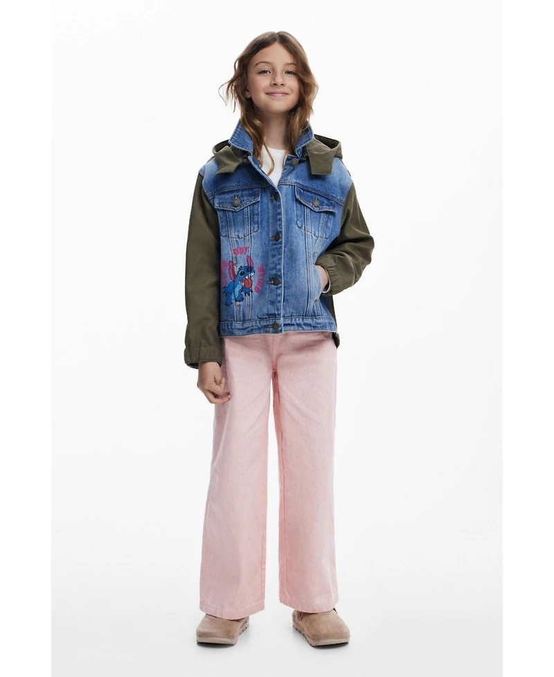 Desigual Girls's Stitch combined parka