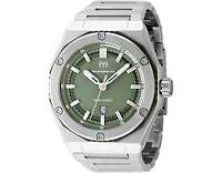 Technomarine Men's Tm-416075 Coral Quartz Olive Green Dial Watch