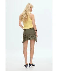Desigual Women's Short skirt with zippers