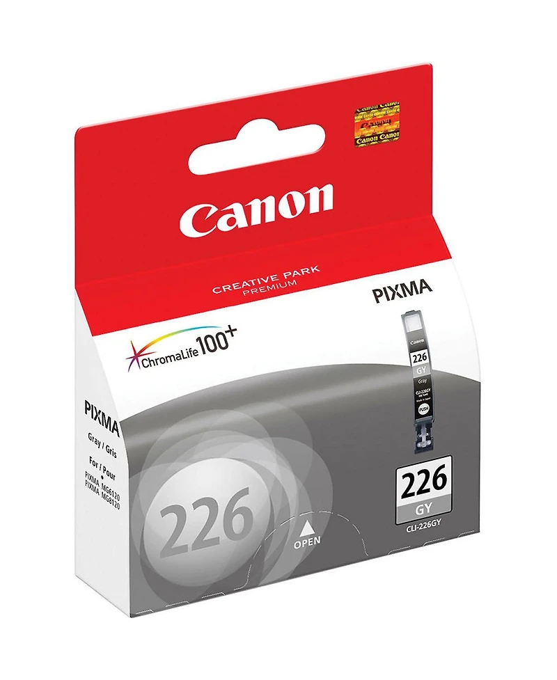 Canon Cli-226 Gray Ink Tank for Inkjet Printers for MG6120, MG6220, MG8120, MG8220 Pixma Series Printers, 3-Pack