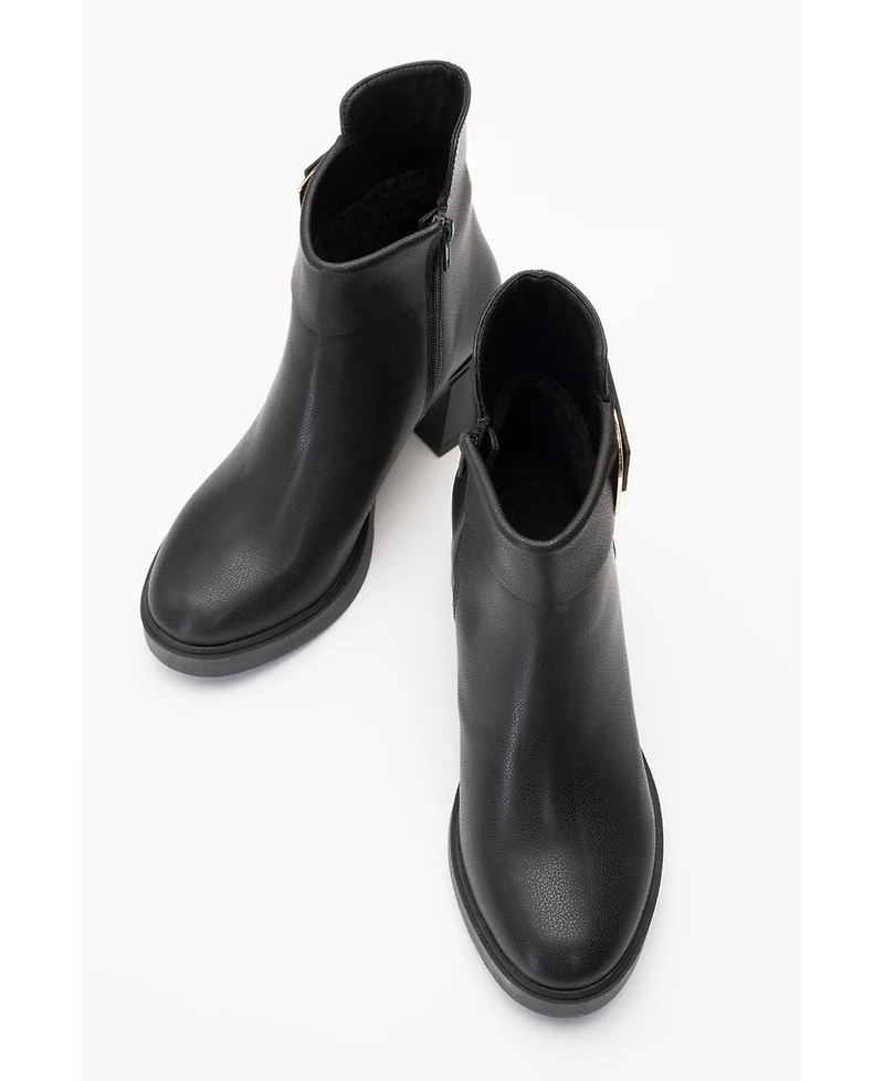 Prologue Shoes Rashe Block Heel Zip Boot (Women)