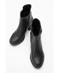 Prologue Shoes Rashe Block Heel Zip Boot (Women)
