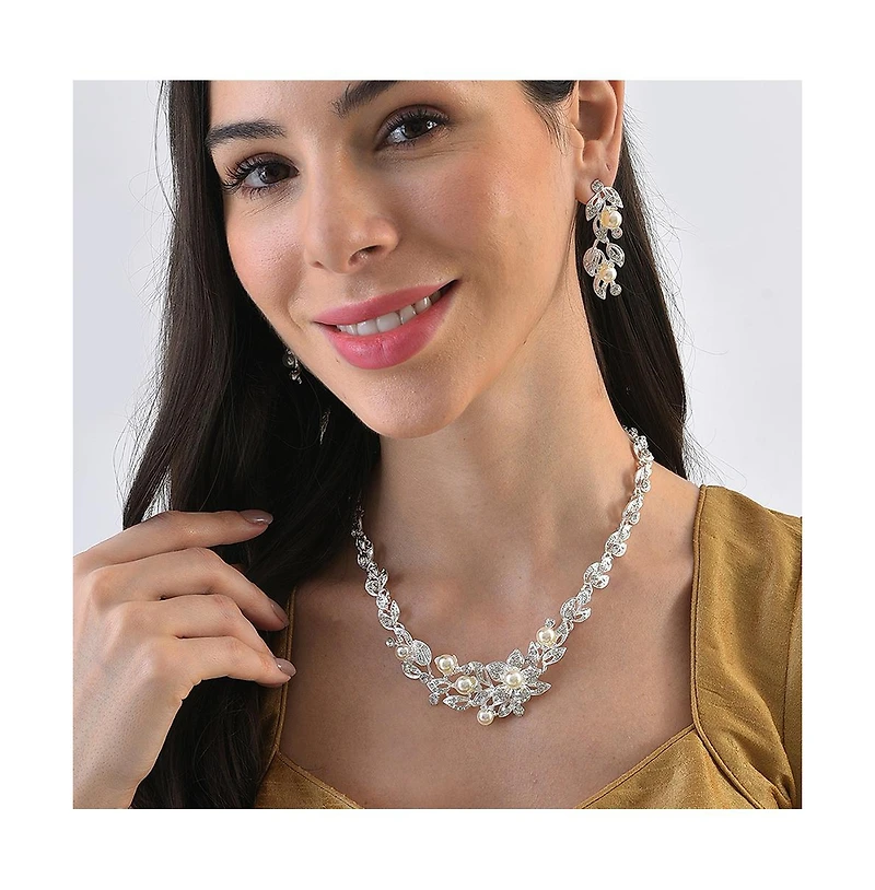 Sohi Women's Botanical Jewellery Set