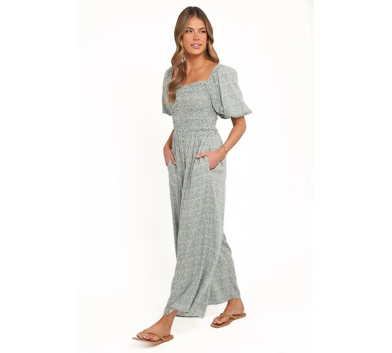 Petal and Pup Women's Bethany Jumpsuit - Green