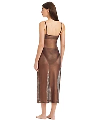 Sanctuary Sea Crochet Midi Slip Cover-Up Dress