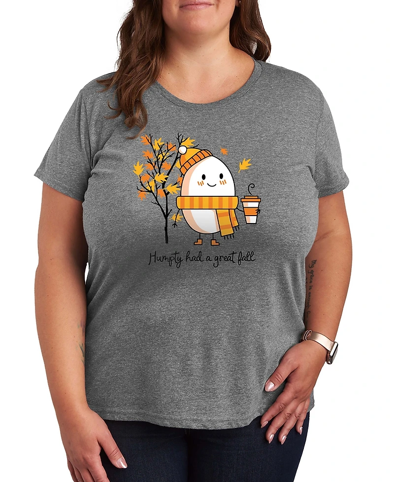 Hybrid Apparel Plus SizeHumpty Dumpty Women's Short Sleeve Graphic T-shirts