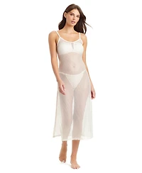 Sanctuary Sea Crochet Midi Slip Cover-Up Dress