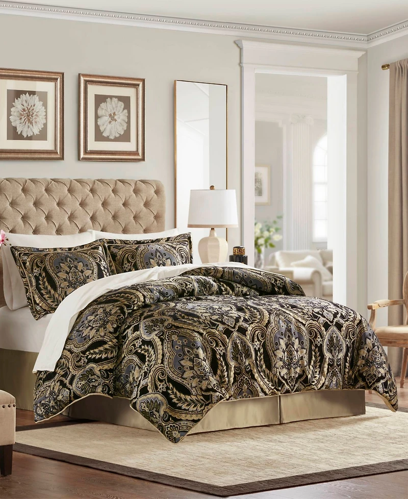 Croscill Julius 4-Pc. Jacquard Comforter Set
