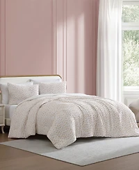 Betsey Johnson Betseys Leopard Burnout Velvet -Pc. Comforter Set
