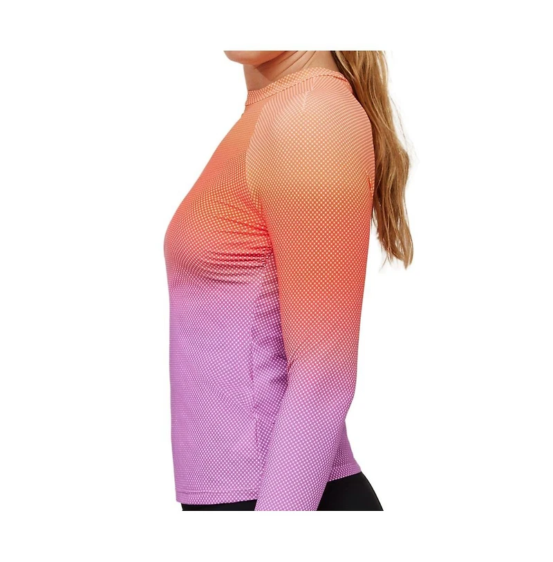 Free Sport by gottex Womens Nixi Long Sleeve Rash Guard Swim Top