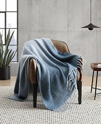 Kenneth Cole New York Faux Fur Mohair Throw Blanket, 70" x 50"