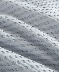 Kenneth Cole New York Solid Waffle 3-Pc. Duvet Cover Set