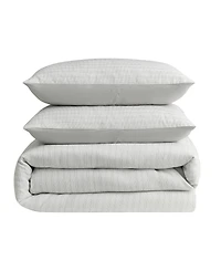 Kenneth Cole New York Embossed Waffle -Pc. Comforter Set