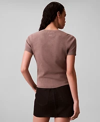 Calvin Klein Jeans Women's Tech Knit Slim Fit T-Shirt