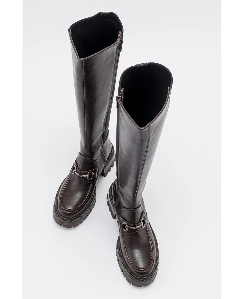 Prologue Shoes Chapel Buckle Stretch Boot (Women)