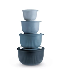 Art & Cook 8-Pc. Round Nesting Bowls Set with Lids