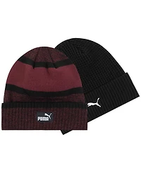 Puma Men's 2-Pack Marled Cuff Beanie