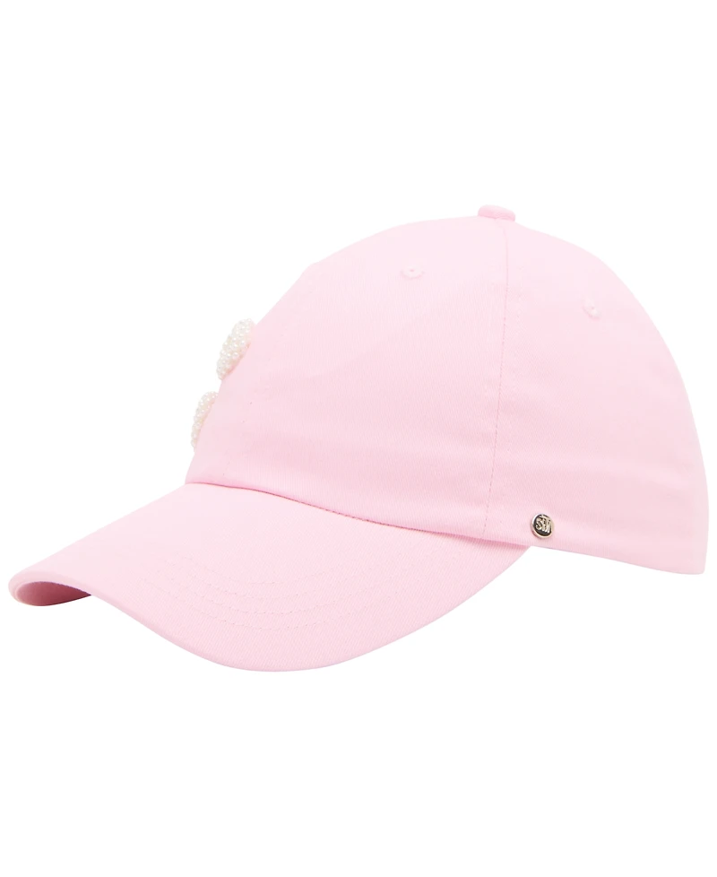 Steve Madden Imitation Pearls and Lover Girls Baseball Cap