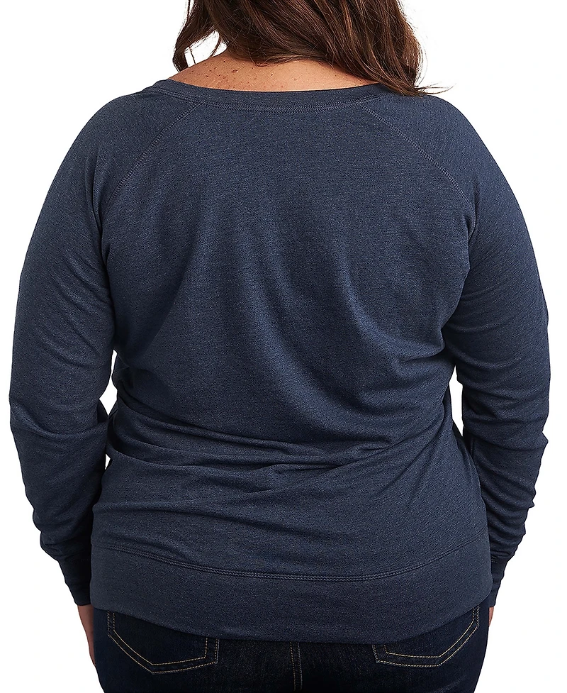 Hybrid Apparel Christmas Icons Women's French Terry Long Sleeve Shirt