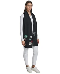 Dkny Women's Nyc Patches Scarf