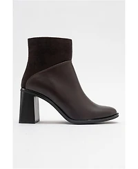 Prologue Shoes Ropa Block Heel Zip Boot (Women)