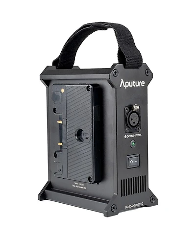 Aputure 2-Bay Battery Power Station for Nova P300c Led Soft Light, A-Mount