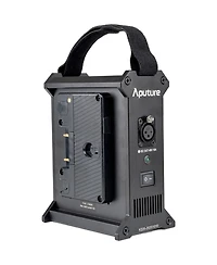 Aputure 2-Bay Battery Power Station for Nova P300c Led Soft Light, A-Mount
