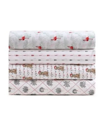 Tommy Bahama Printed Holiday 200 Thread Count Cotton 4 Pc. Sheet Set