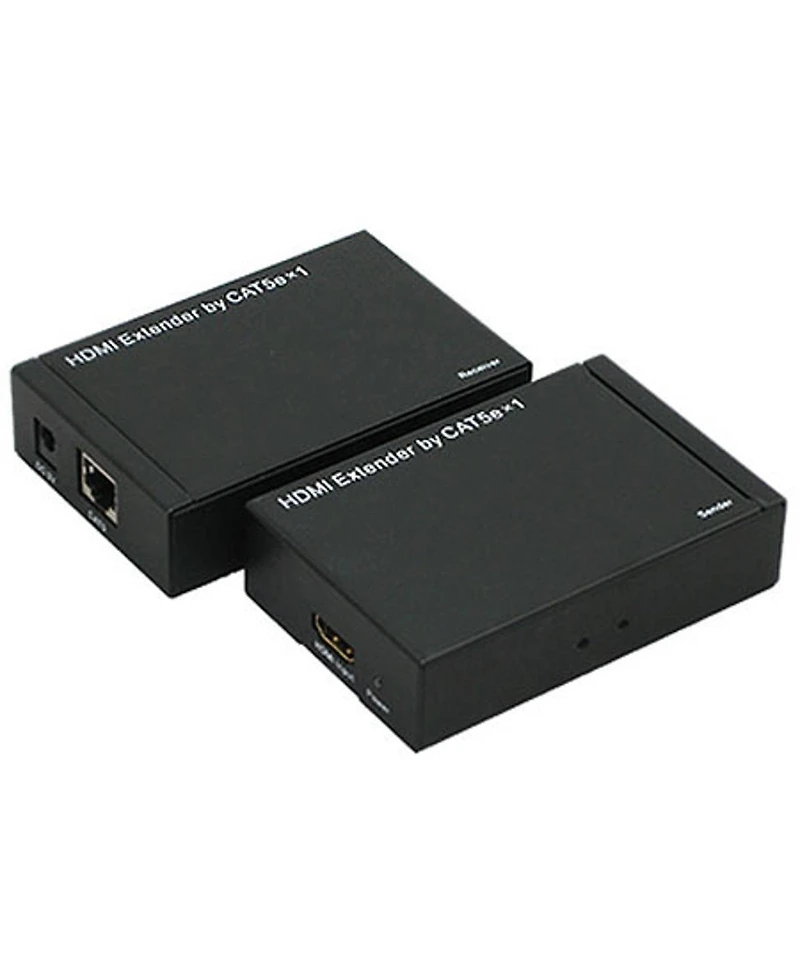 Comprehensive Hdmi Extender Up To 150' Over Single Cat5/6, Signal Rates Up to 4.95Gbps, Auto-Adjustment for Equalization