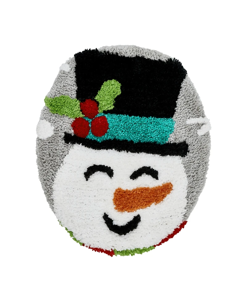 Vcny Home Snowman Holiday Bath Rug Set, 2 Count