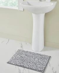 Vcny Home Heathered Memory Foam Bath Rug, 17" x 24"