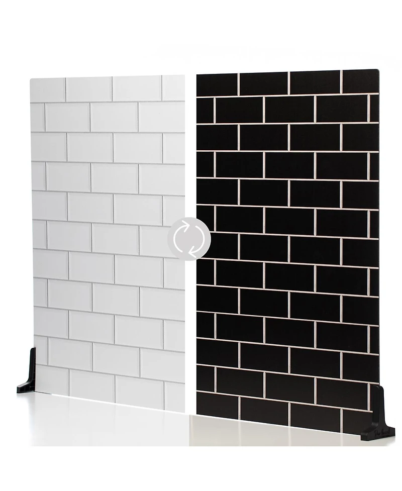 V-flat World Duo Board Double Sided Surface Board/Ebony Subway Tile