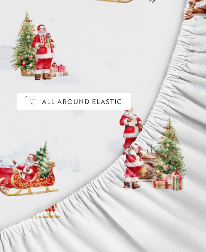 ienjoy Home Holiday Pattern 3-Pc. Sheet Set, Twin
