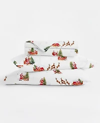 ienjoy Home Holiday Pattern 4-Pc. Sheet Set